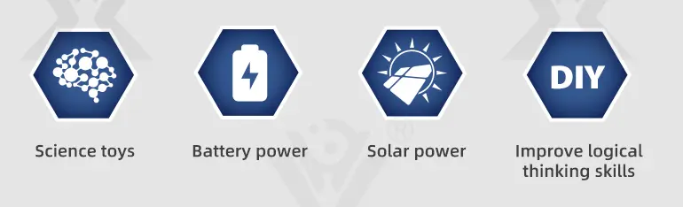 DIY Solar-Powered Rover Kit, Dual Modes · TV10370 · detail image 2 of 9