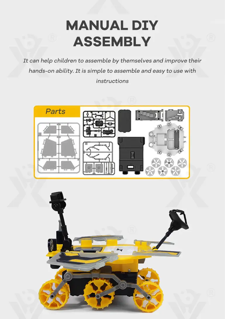 DIY Solar-Powered Rover Kit, Dual Modes · TV10370 · detail image 3 of 9