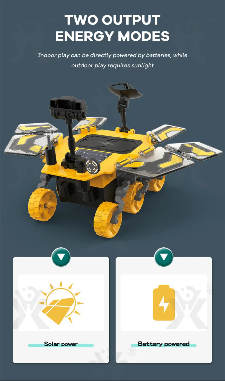 DIY Solar-Powered Rover Kit, Dual Modes · TV10370 · detail image 5 of 9