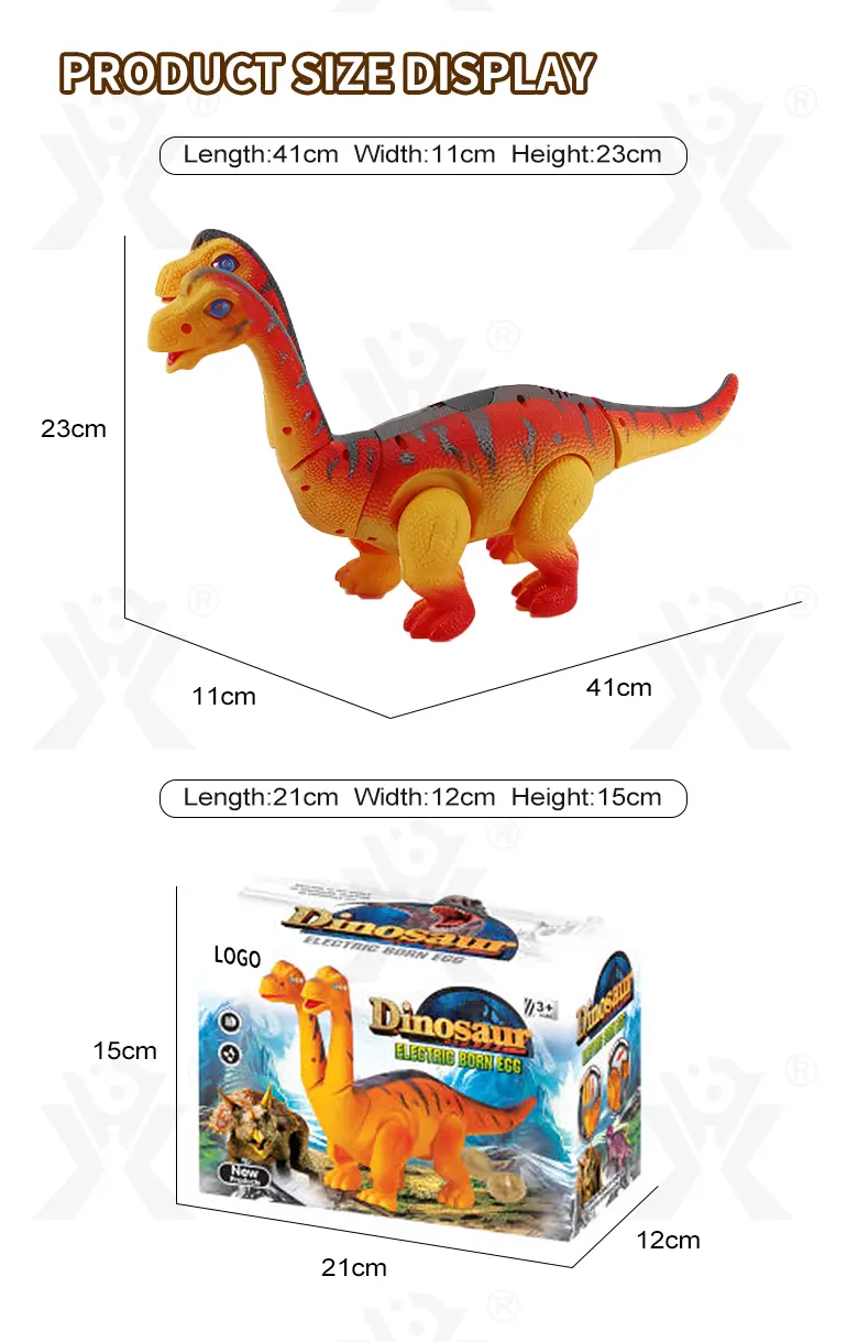 Electric Two-Head Dinosaur Toy, Brachiosaurus · TV10369 · detail image 7 of 7
