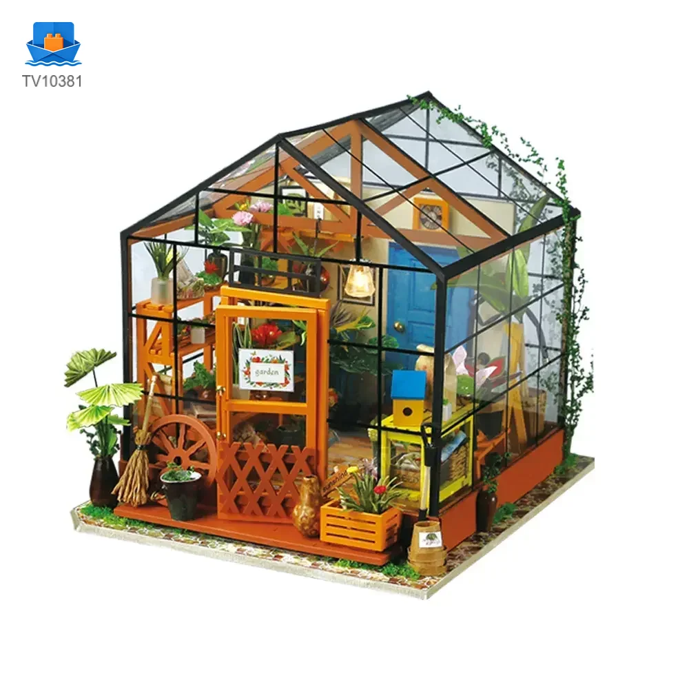 DIY Miniature Set, Flower House Miniature · TV10381 · product photo 1 of 8