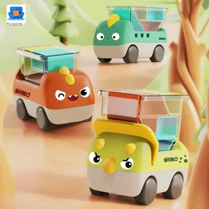 Trucky 3 Puzzle Game Set, Dinosaur Truck Toy Building Block · TV10379 · product photo 3 of 6
