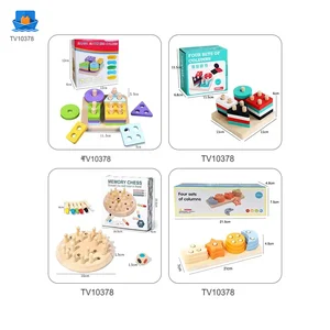 Wooden Montessori Sorting Toy, Shape Matching Puzzle · TV10378 · product photo 5 of 6