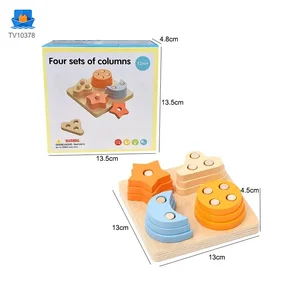 Wooden Montessori Sorting Toy, Shape Matching Puzzle · TV10378 · product photo 6 of 6