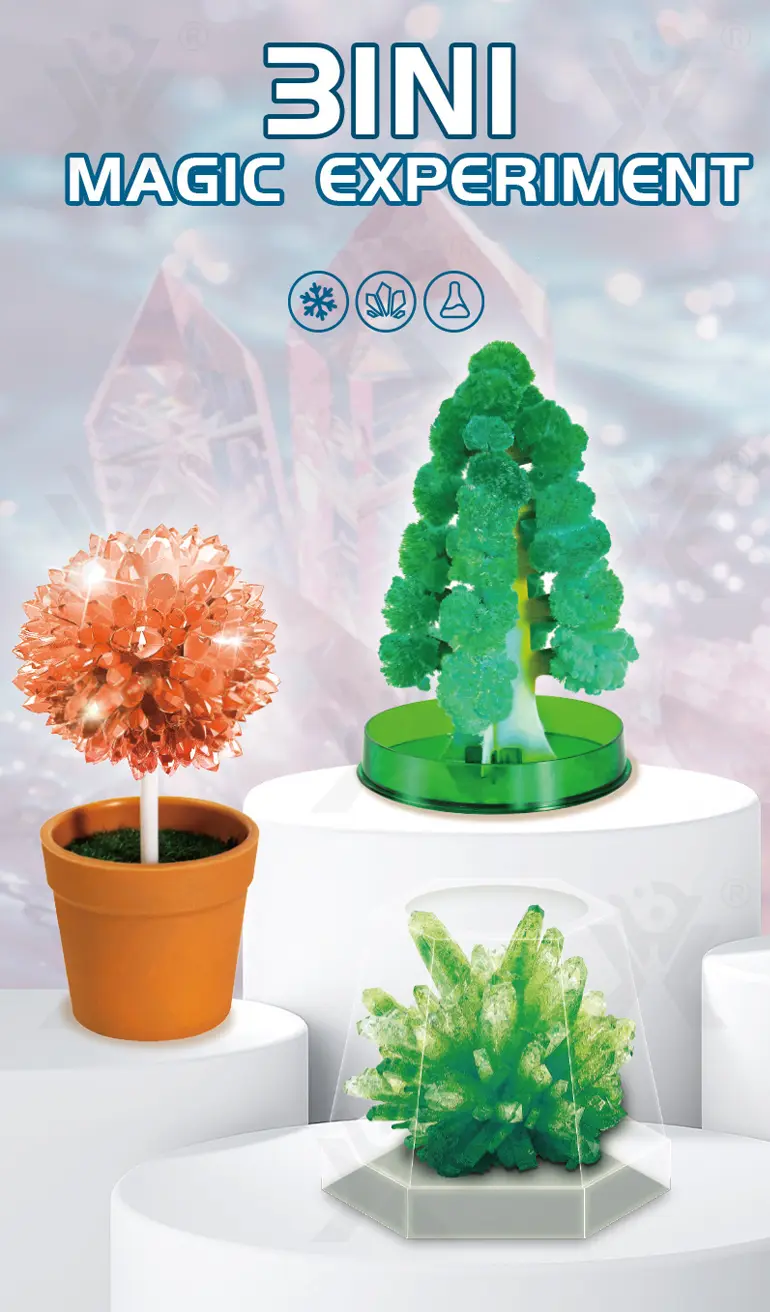 Mini Magic Christmas Tree, Crystal Experiment Kit Toy · TV10350 · detail image 1 of 12