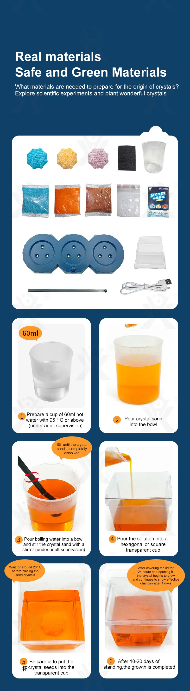 Crystal Planting Kits, Crystal Growing Kit · TV10344 · detail image 3 of 7