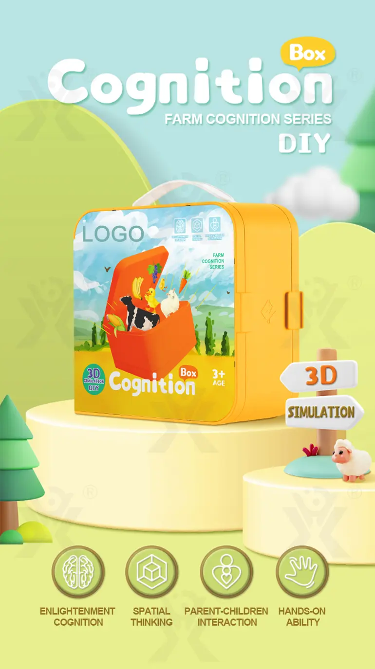 3D Story Book Farm Theme, DIY Quiet Book · TV10329 · detail image 1 of 8