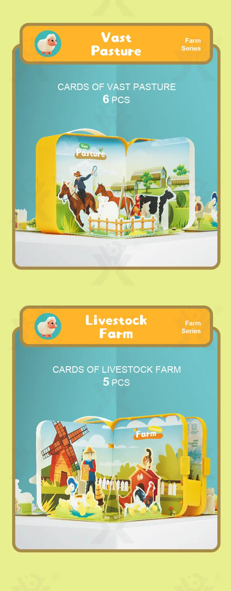 3D Story Book Farm Theme, DIY Quiet Book · TV10329 · detail image 3 of 8