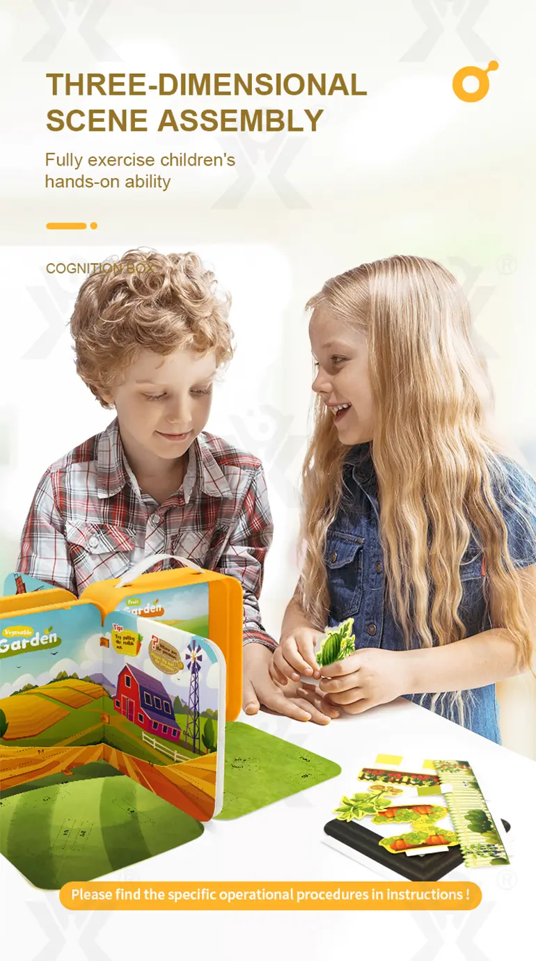 3D Story Book Farm Theme, DIY Quiet Book · TV10329 · detail image 4 of 8