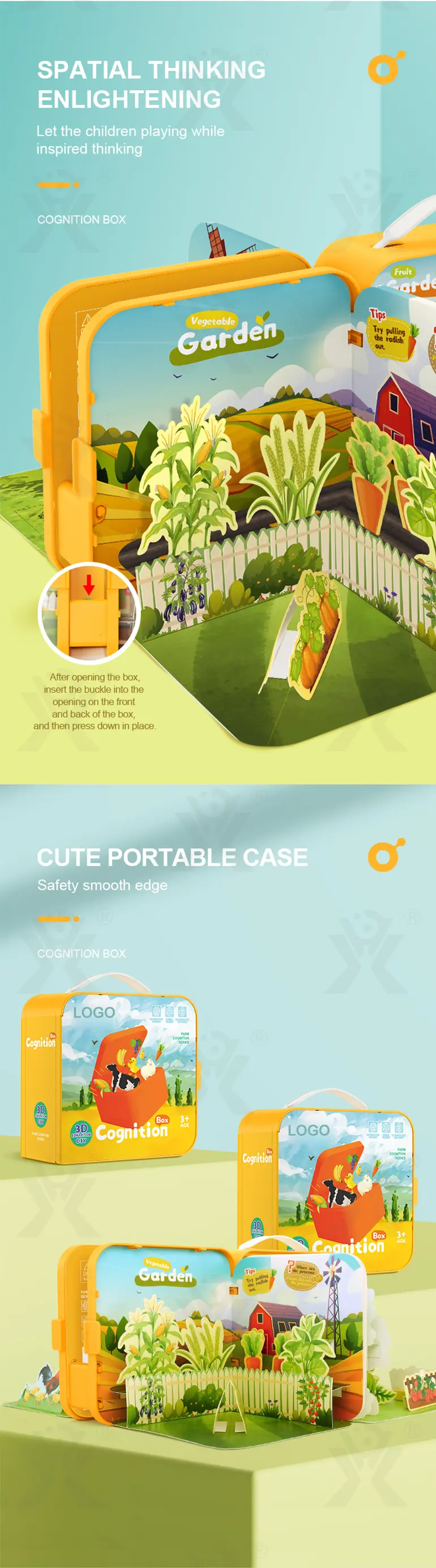 3D Story Book Farm Theme, DIY Quiet Book · TV10329 · detail image 5 of 8