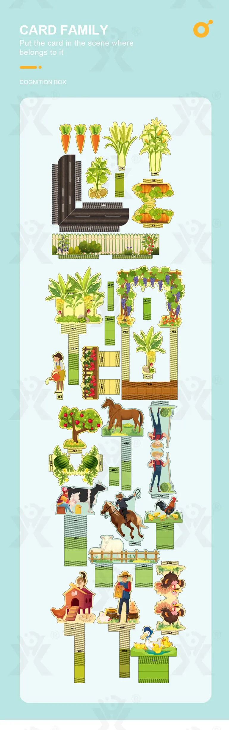 3D Story Book Farm Theme, DIY Quiet Book · TV10329 · detail image 7 of 8