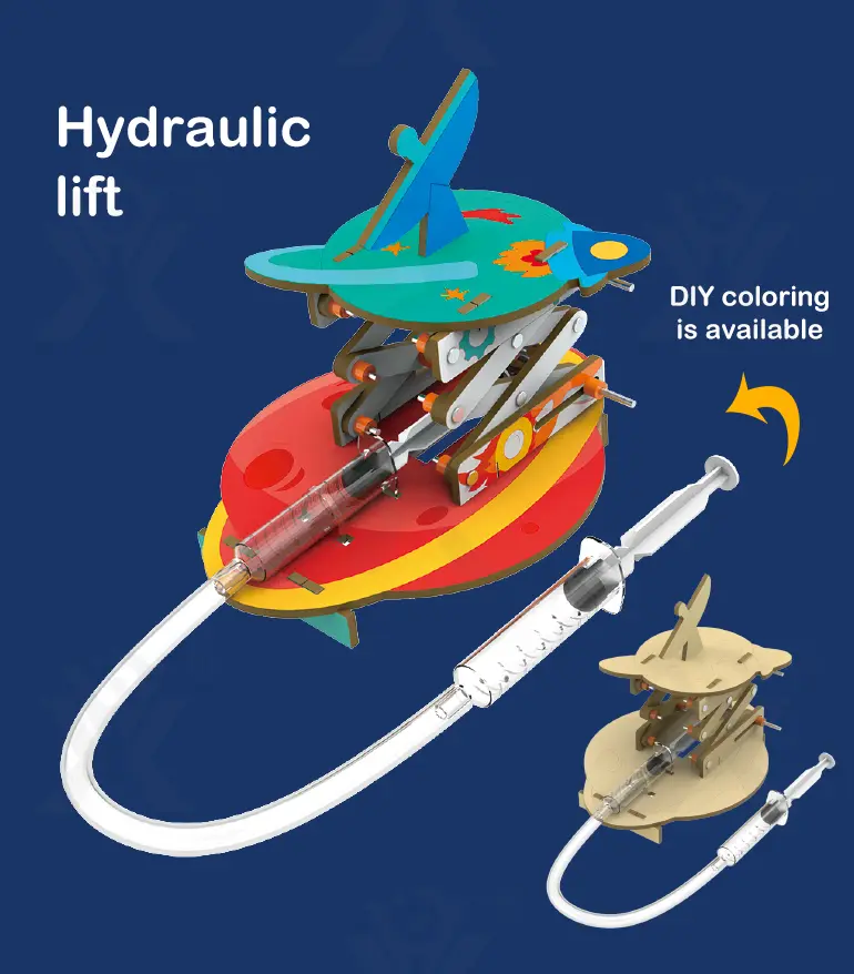 STEM Set, 4 in 1 Hydraulic Machinery Kit · TV10324 · detail image 6 of 9