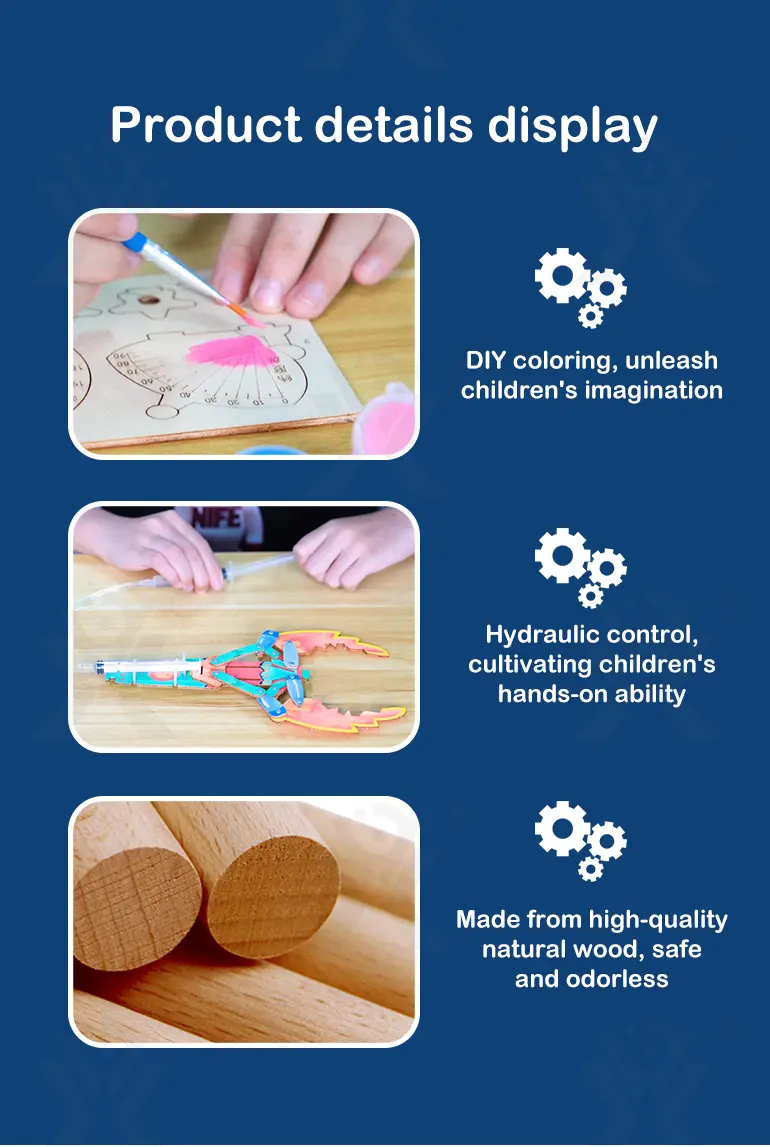 STEM Set, 4 in 1 Hydraulic Machinery Kit · TV10324 · detail image 7 of 9