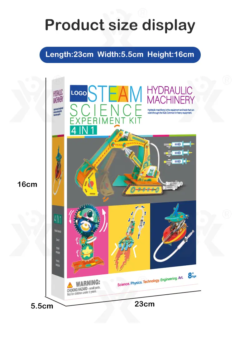 STEM Set, 4 in 1 Hydraulic Machinery Kit · TV10324 · detail image 9 of 9