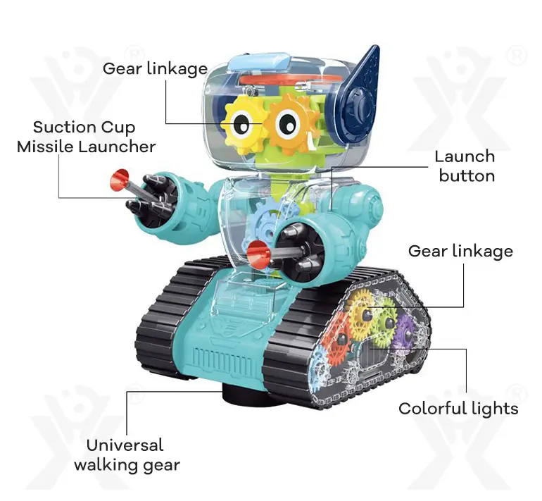 Transparent Gear Robots for Kids · TV10334 · detail image 6 of 9