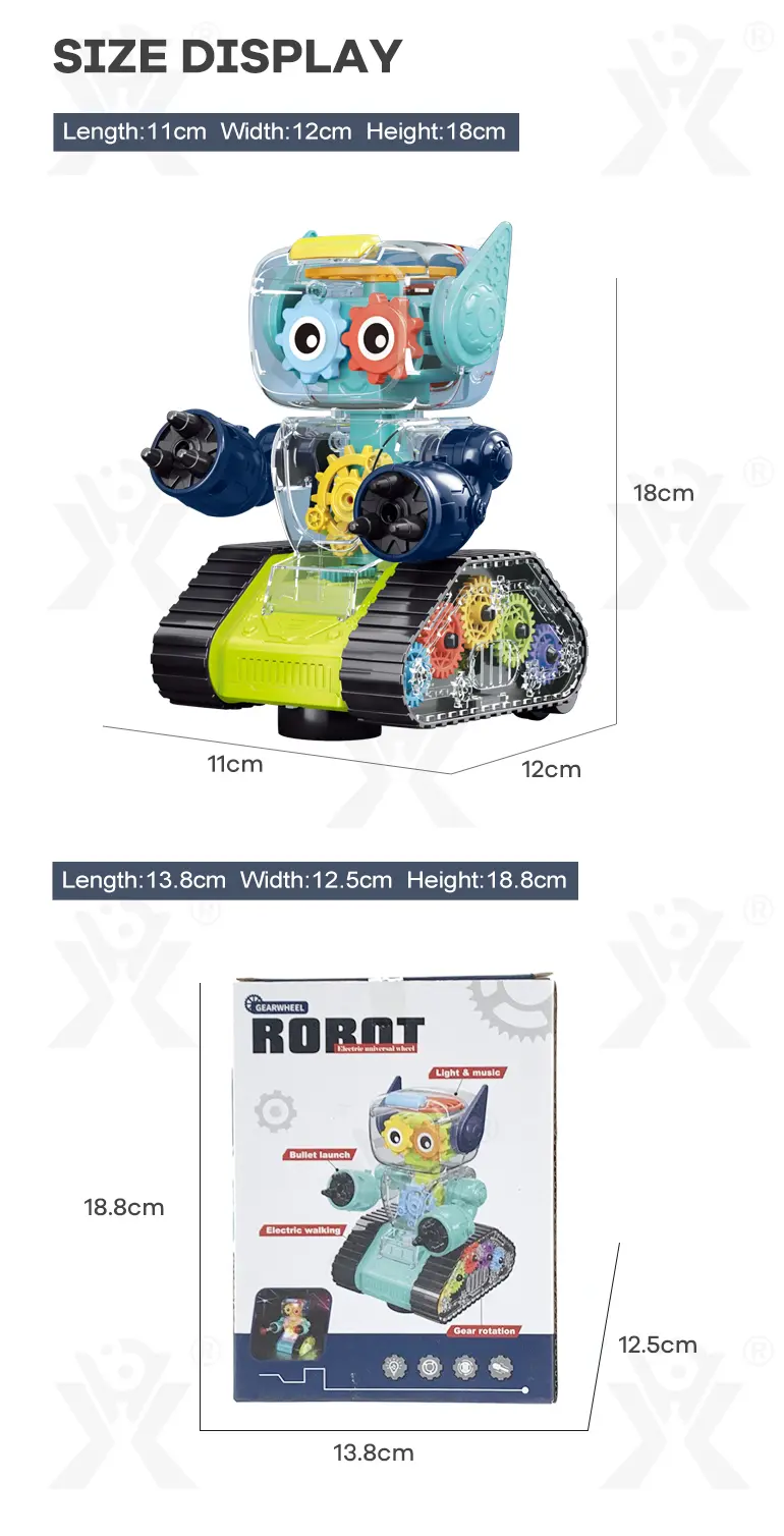 Transparent Gear Robots for Kids · TV10334 · detail image 9 of 9