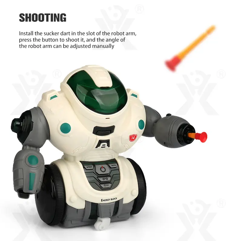 Electric Spray Robot Toys, Kid Robot Toys · TV10322 · detail image 3 of 10