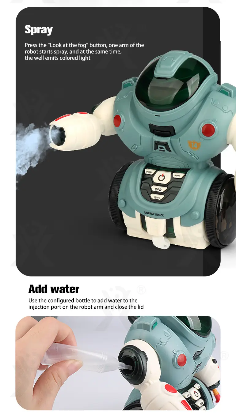 Electric Spray Robot Toys, Kid Robot Toys · TV10322 · detail image 4 of 10
