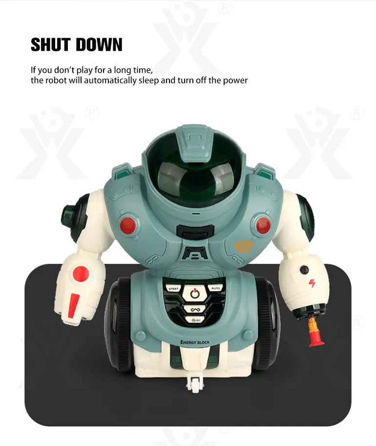 Electric Spray Robot Toys, Kid Robot Toys · TV10322 · detail image 8 of 10