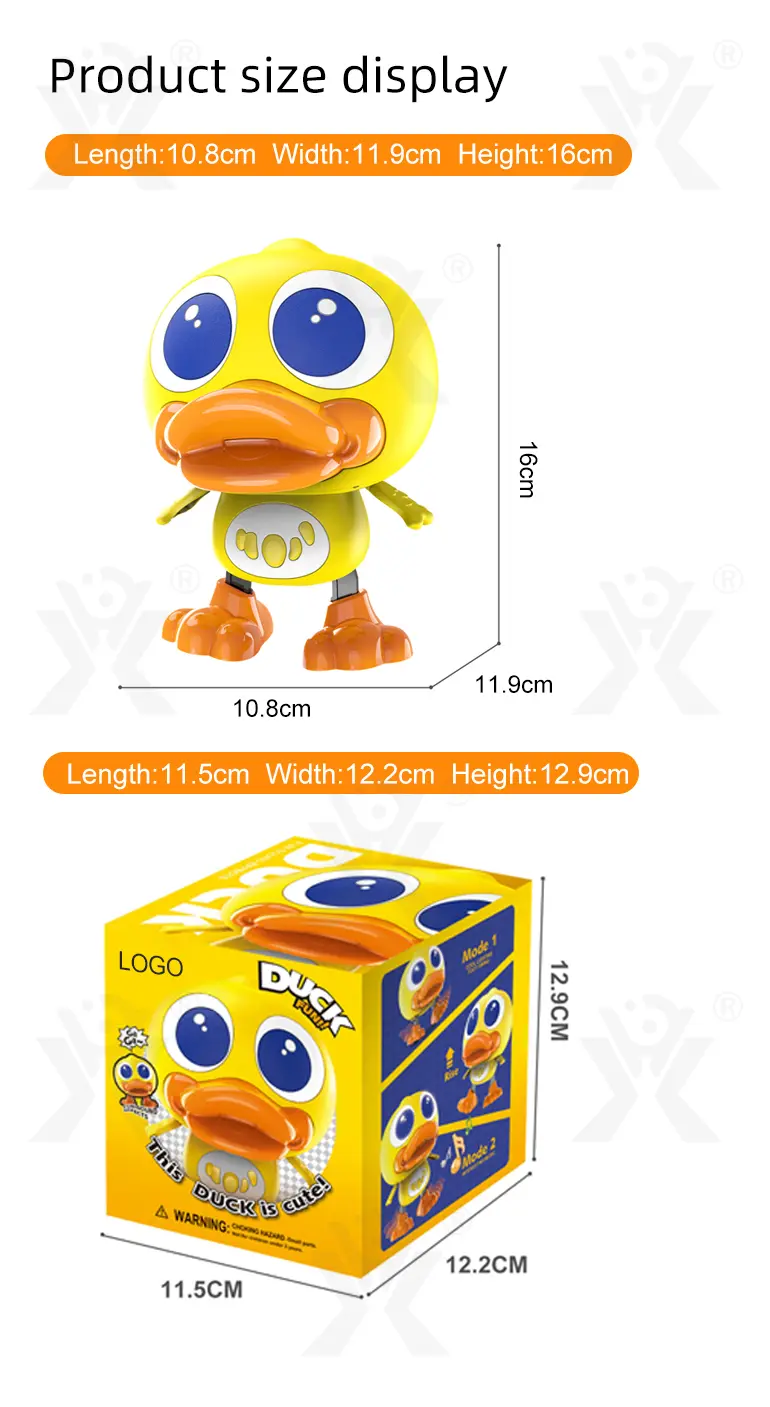 Electric Walking Duck Toy, Transformable, music, and light · TV10333 · detail image 9 of 9