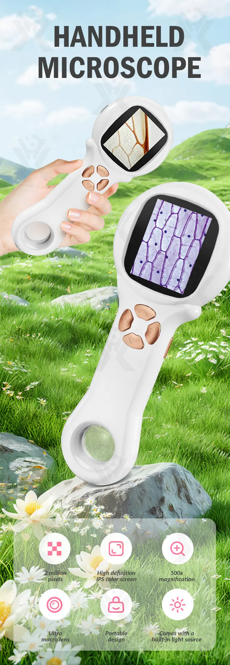 Mini Handheld Digital Microscope, Portable · TV10346 · detail image 1 of 7