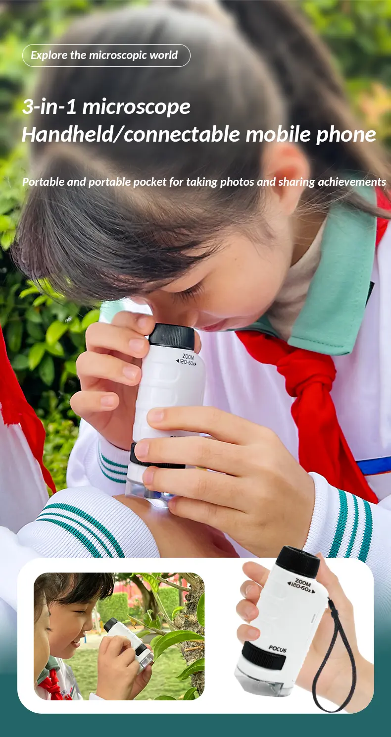 Portable Microscope Toy For Kids · TV10338 · detail image 6 of 9