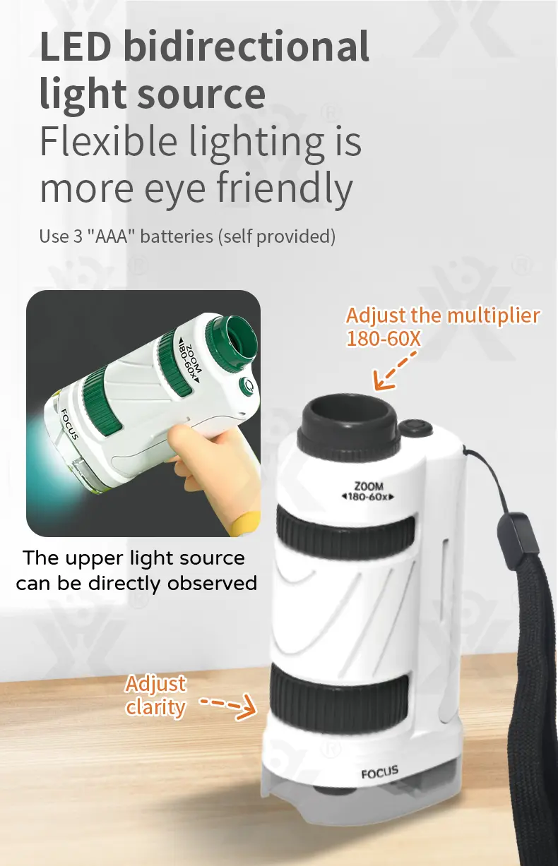 Portable Microscope Specimen Toy, Kids Microscope · TV10339 · detail image 2 of 7