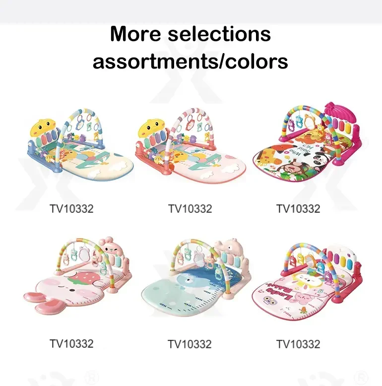 Baby Pedal Piano Play Mat, Rabbit Mat -Baby Toys Bulk Supply · TV10332 · detail image 8 of 9