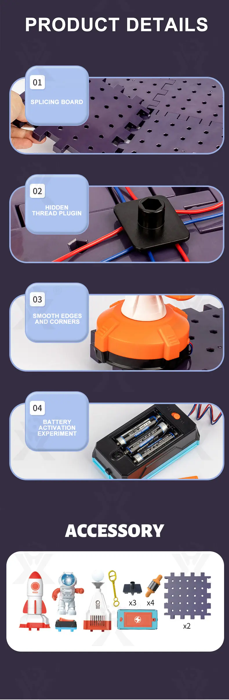 Aerospace DIY Electronic Blocks Kits · TV10351 · detail image 6 of 8