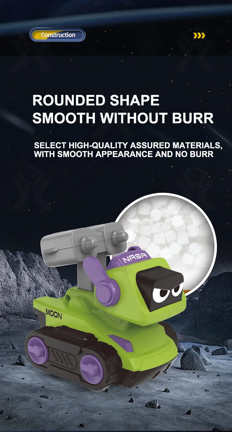 Press-and-Go Toy Car, Space Engineering Themed · TV10307 · detail image 4 of 7