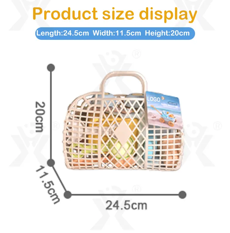 Cream Beach Basket Toy Set | Kids Sand Play Set · TV10367 · detail image 7 of 7