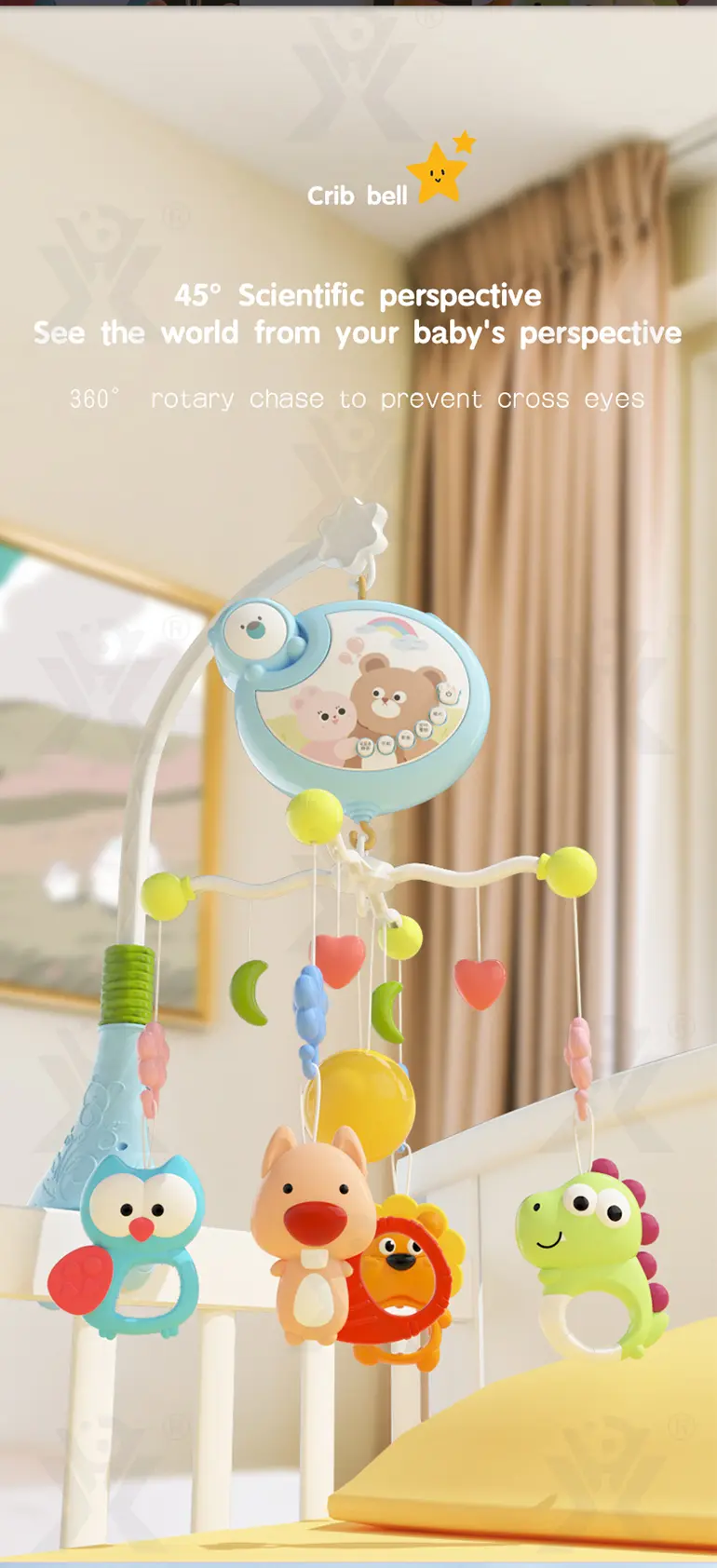 Baby Musical Crib Mobile, Educational Toys · TV10326 · detail image 3 of 11