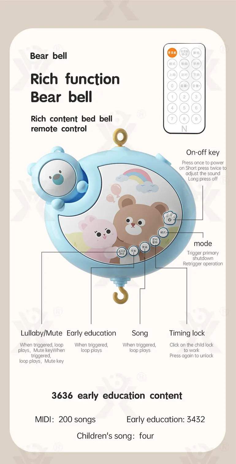 Baby Musical Crib Mobile, Educational Toys · TV10326 · detail image 9 of 11