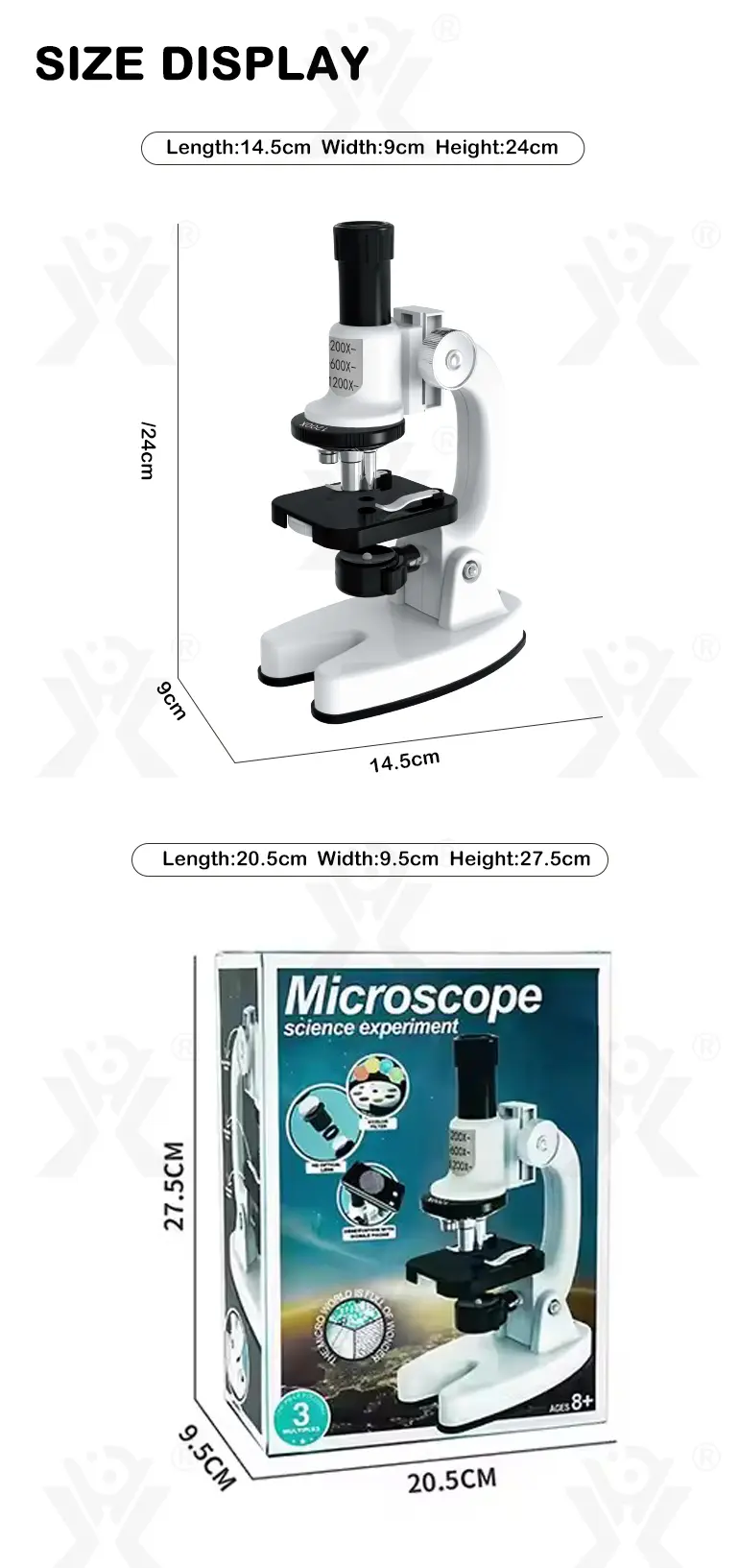 Biological Microscope Toy for Kids, Students · TV10341 · detail image 11 of 11