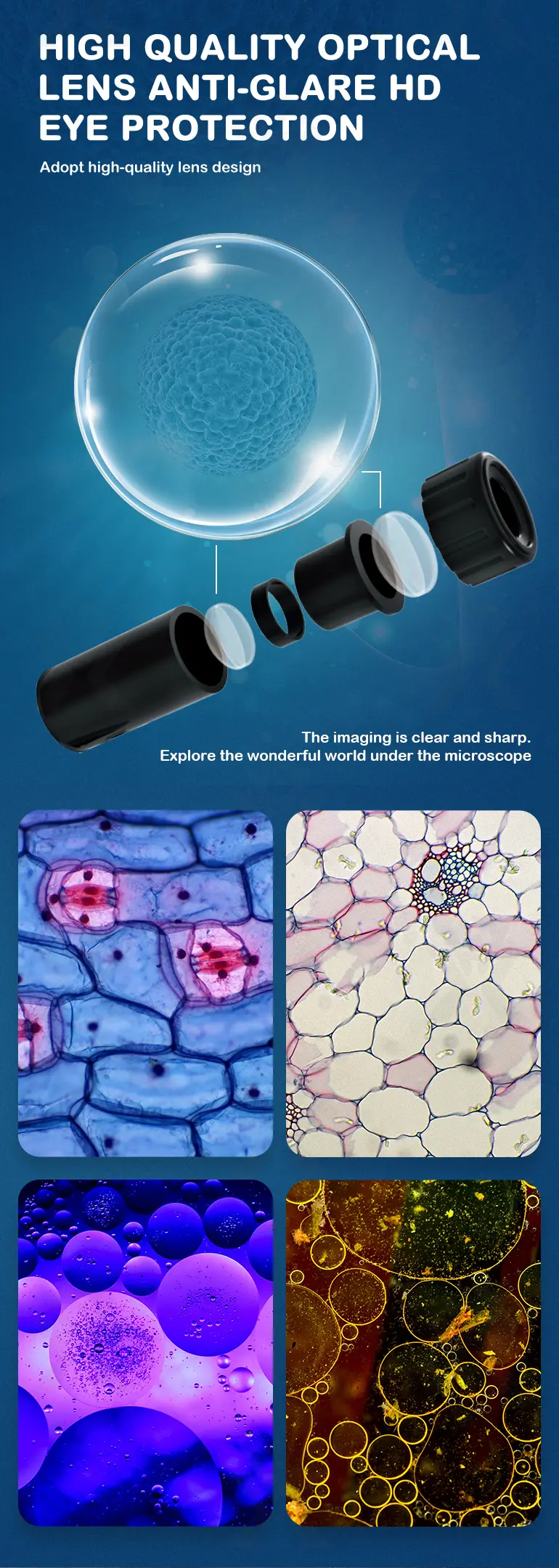 Biological Microscope Toy for Kids, Students · TV10341 · detail image 6 of 11