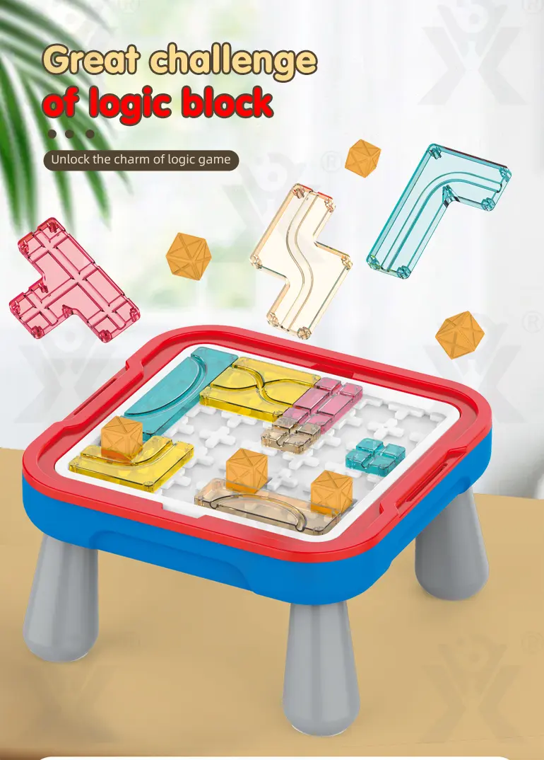 2-in-1 Kids Logic Block Tangram, DIY Tangram Board · TV10325 · detail image 1 of 11