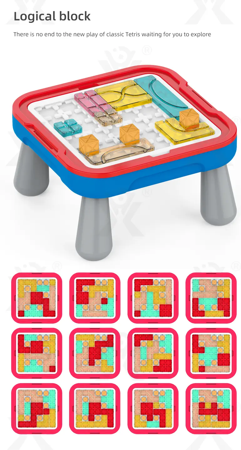 2-in-1 Kids Logic Block Tangram, DIY Tangram Board · TV10325 · detail image 6 of 11