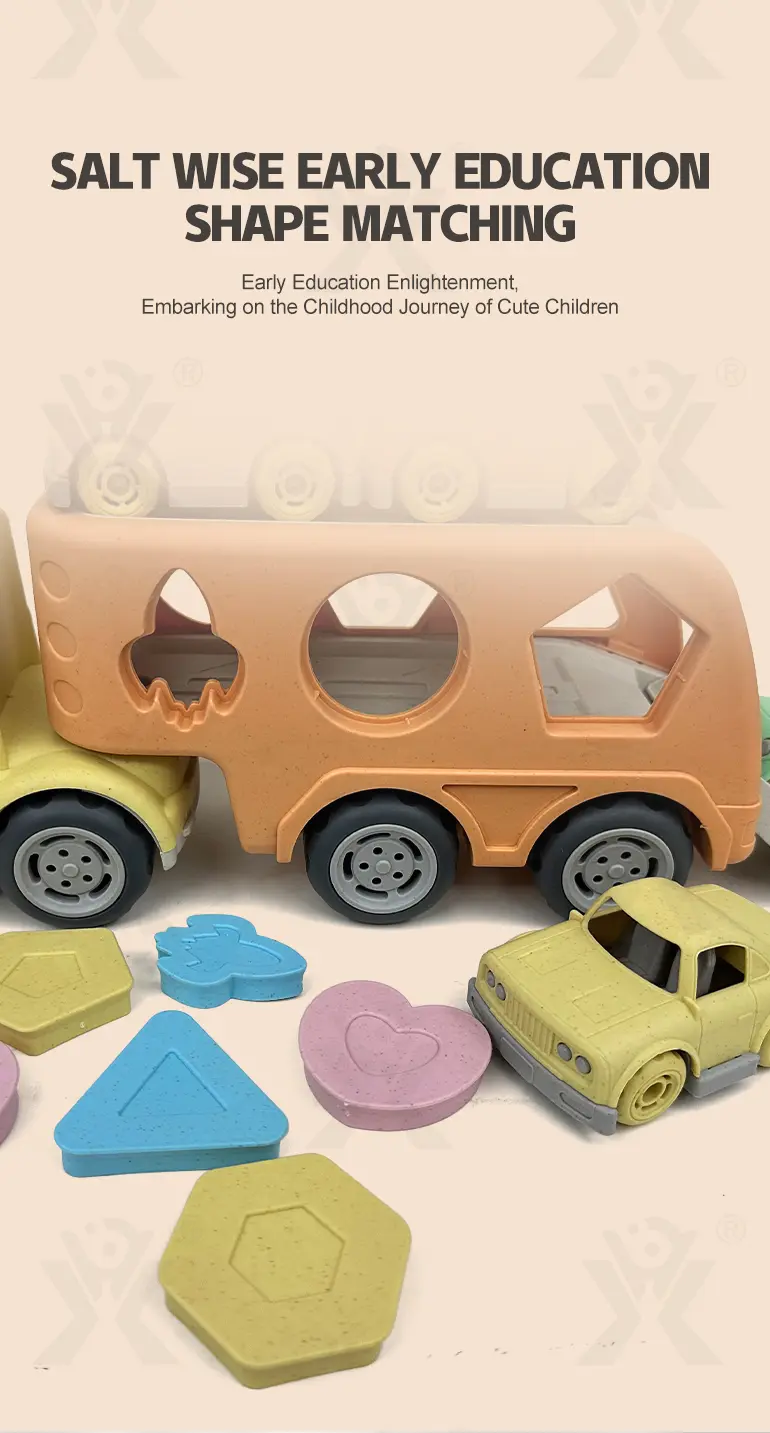 Wheat Straw Car Toy, Trailer Truck · TV10353 · detail image 4 of 7