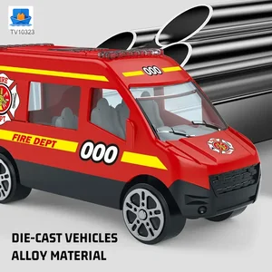 Diecast Fire Truck, Twist-Egg Style, 12 Collectable Style · TV10323 · product photo 6 of 7