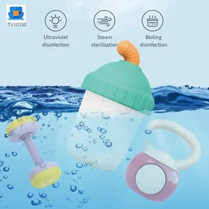 Baby Teether and Rattle Set, Fitness Theme · TV10330 · product photo 3 of 5