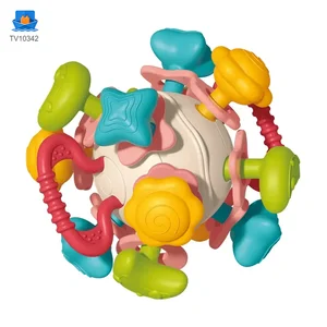 6-in-1 Baby Teether Ball Toy, Space Theme