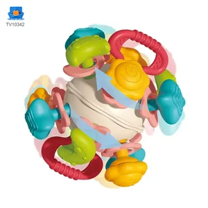 6-in-1 Baby Teether Ball Toy, Space Theme · TV10342 · product photo 2 of 6