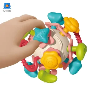 6-in-1 Baby Teether Ball Toy, Space Theme · TV10342 · product photo 3 of 6