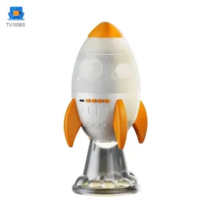 Star Projector Night Light, Space Rocket-Shaped Toy