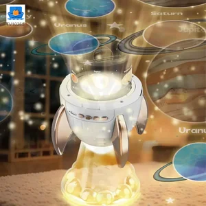 Star Projector Night Light, Space Rocket-Shaped Toy · TV10365 · product photo 2 of 6