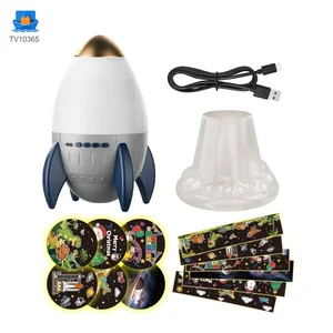 Star Projector Night Light, Space Rocket-Shaped Toy · TV10365 · product photo 4 of 6