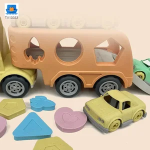 Wheat Straw Car Toy, Trailer Truck · TV10353 · product photo 3 of 6
