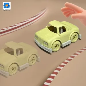 Wheat Straw Car Toy, Trailer Truck · TV10353 · product photo 5 of 6