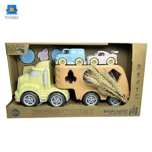 Wheat Straw Car Toy, Trailer Truck · TV10353 · product photo 6 of 6