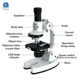 Biological Microscope Toy for Kids, Students · TV10341 · product photo 2 of 6